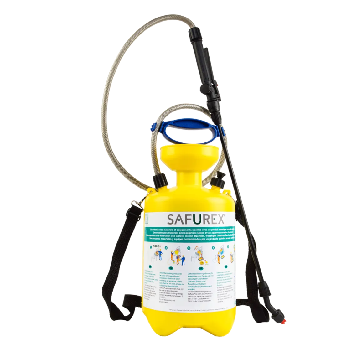 5L-Sprühflasche mit chemischem Dekontaminationsmittel Safurex®