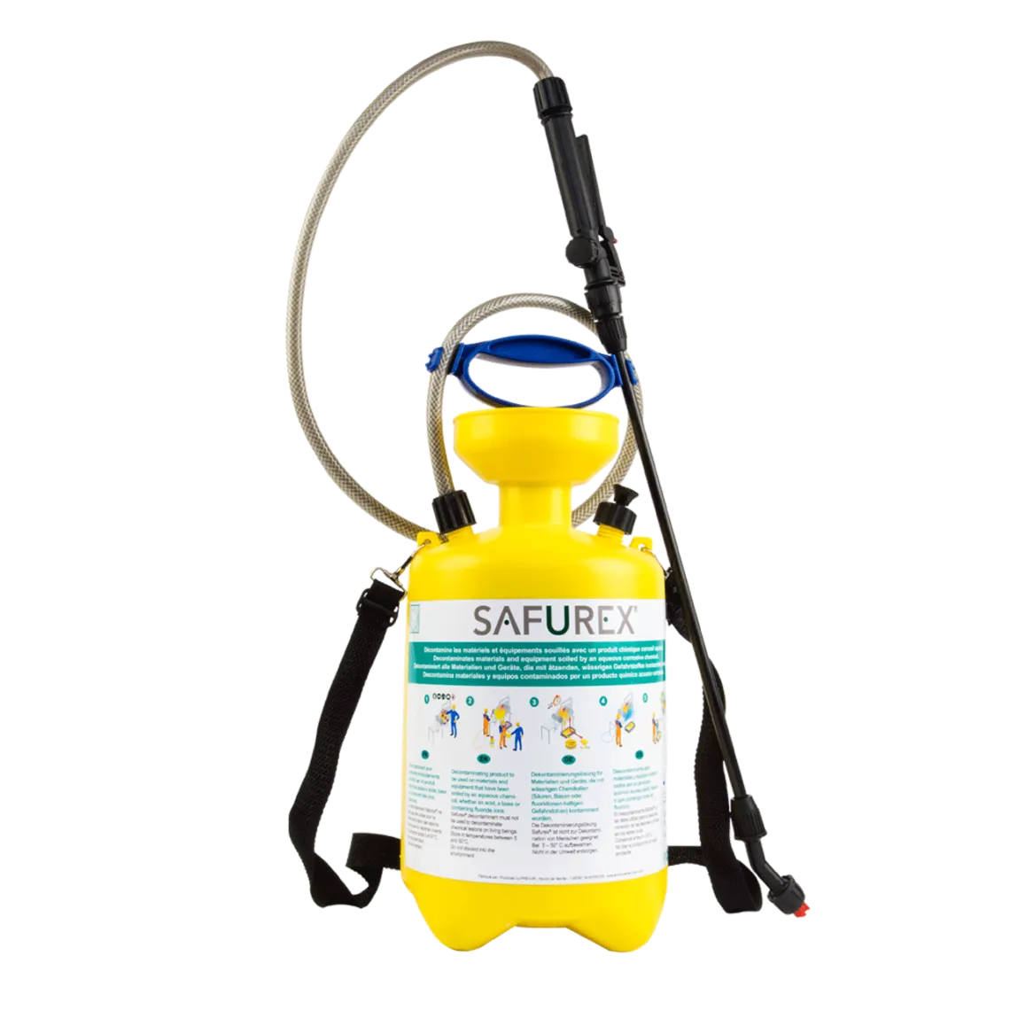 5L sprayer of Safurex® chemical decontaminant